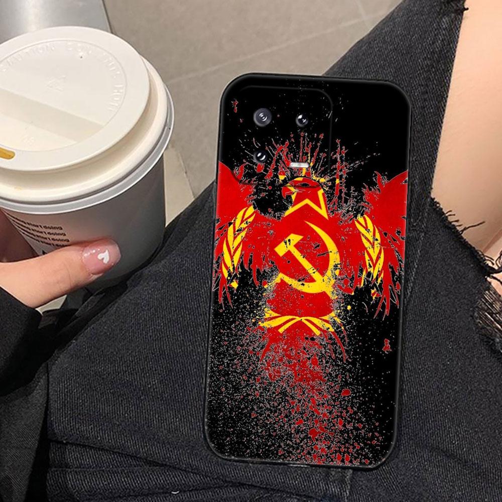Russia Vintage Emblem Flag Cover Phone Case For Xiaomi 15 15T 14 14T 13 12T 11 11T POCO F8 F7 F6 F5 X7 X5 M6 M7 PRO Ultra Case