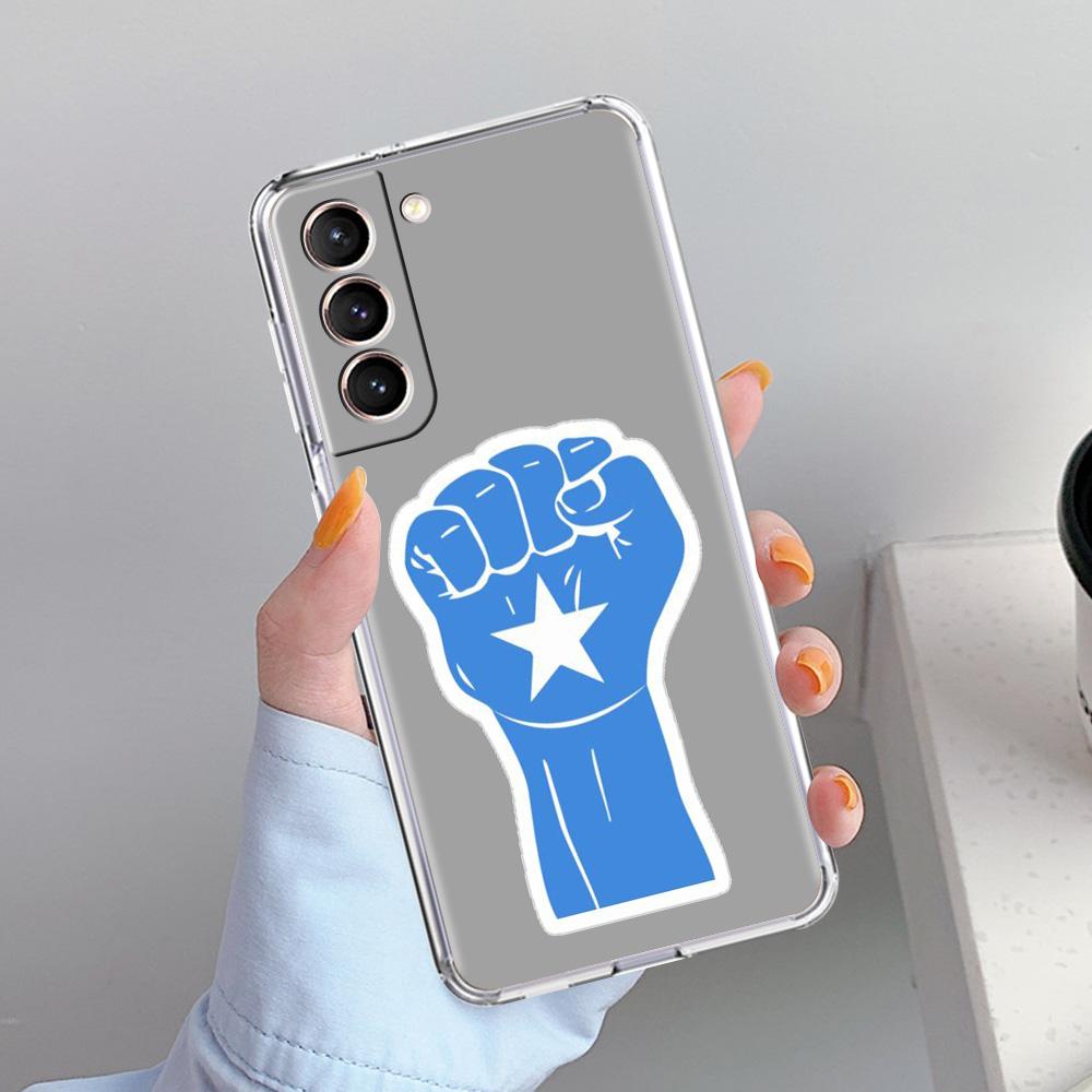 Phone Case For Samsung Galaxy S26 S25 S24 S23 S22 Ultra S20 S21 FE 5G Plus Soft Clear Cover Somali Somalia National Flag