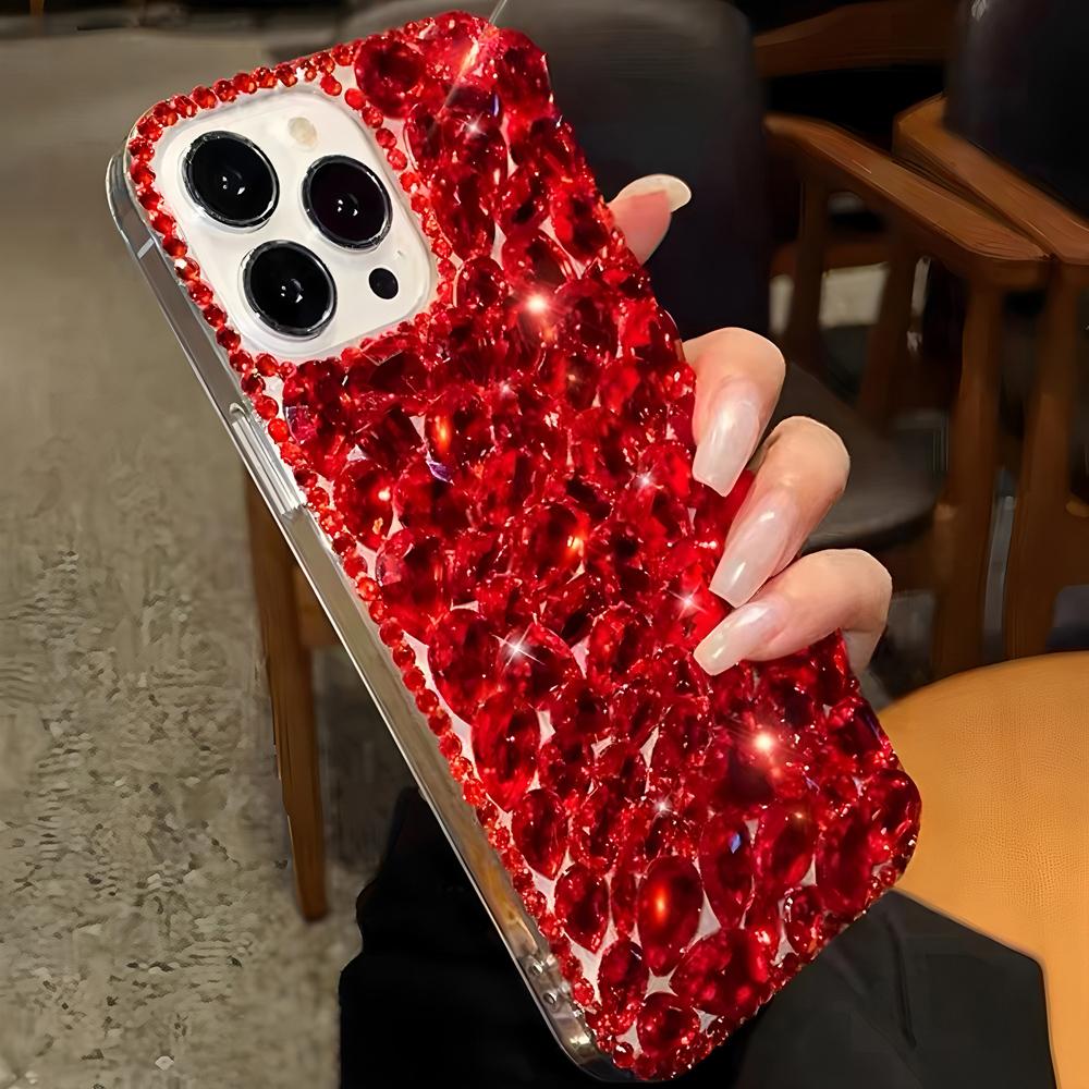 Luxus Glitzer Strass Kristall Diamant Hülle Für OPPO Realme 14 Pro Plus 14X 14T 13 12 Lite 4G 5G Bling Funkelnde Abdeckung