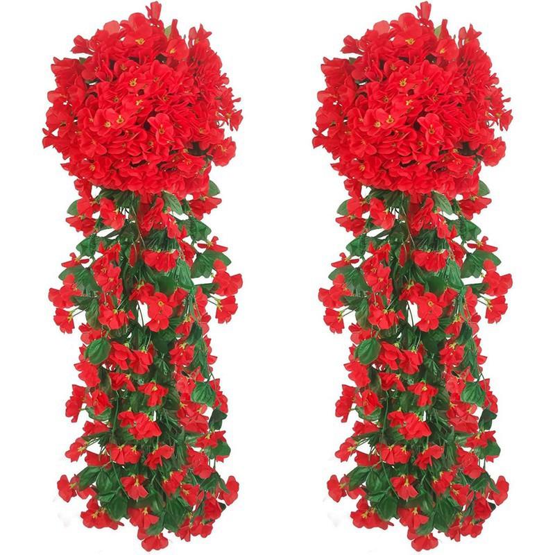 Artificial Flowers Long Vine Roses Home Decoration Wedding Outdoor Garden Arch Wall Scene Decoration Festival Celebration Plants