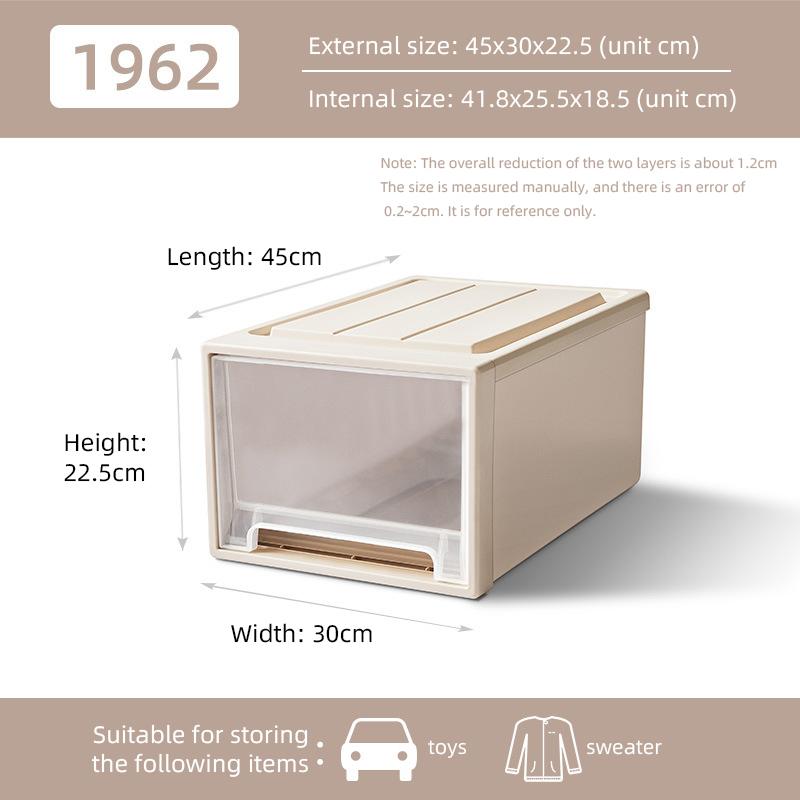 Kunststoff Schrankorganizer und Aufbewahrung Haushalts Schubladen Aufbewahrungsboxen mit Deckel Schreibtisch Aufbewahrungsbox Für Kleidung, Unterwäsche, Socken