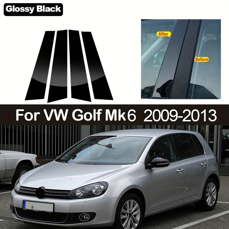 Suitable for the 6th Generation Golf for Vw Golf MK6 2009-2013 Car Window PC Trim Mirror Center Pillar Sticker 4 PCS SET