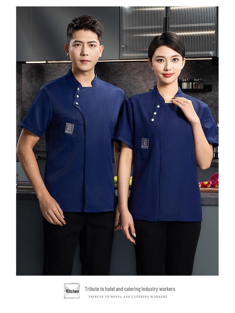 Kuchařská uniforma s vlastním logem: Vodotěsné, Olejivzdorné Pracovní oblečení s dlouhým rukávem pro cateringové a restaurační kuchyně