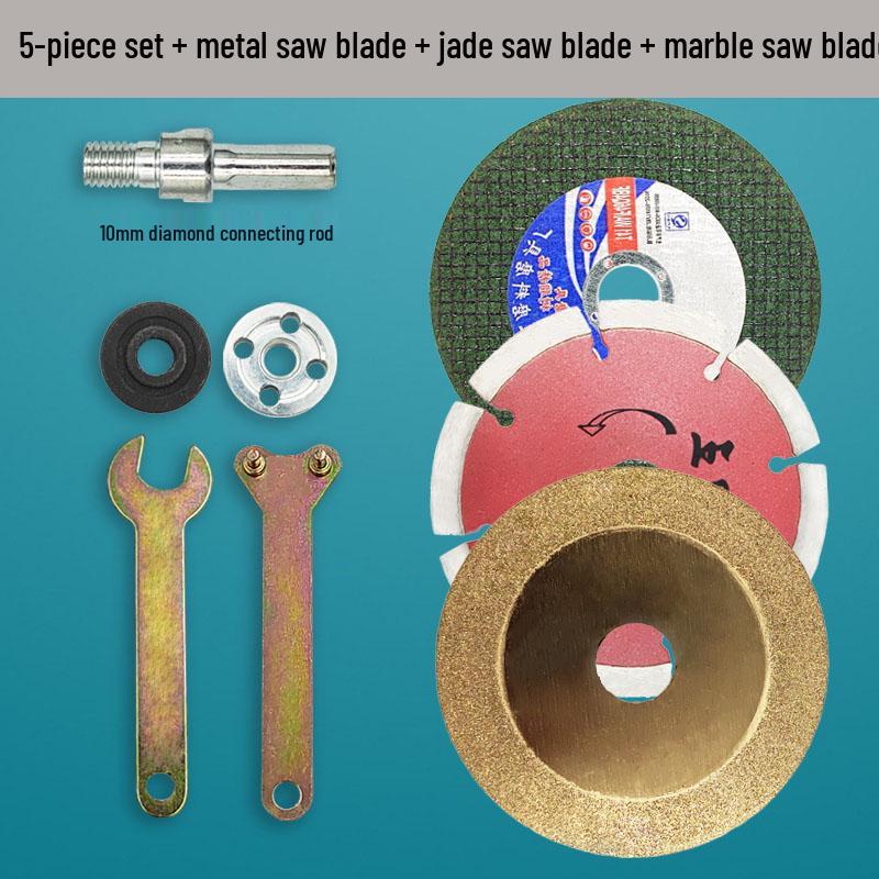 Hand Drill-to-Grinder Conversion Kit: Cutting, Polishing & Grinding Accessory Set