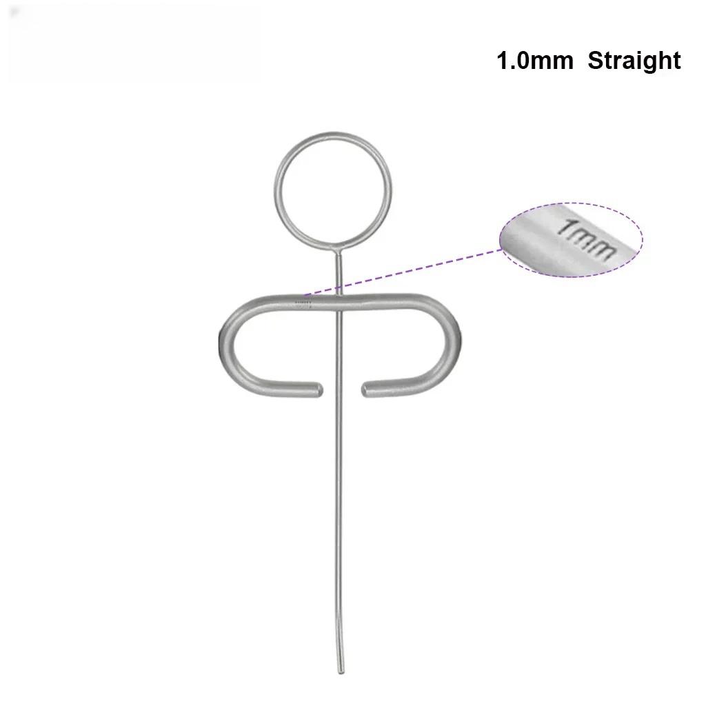 1 Pc Dental MTA Plugger Applicator Bone Implant Collector Powder Meal Conveyors Teeth Filling Syringe Carrier Straight/Curved Head