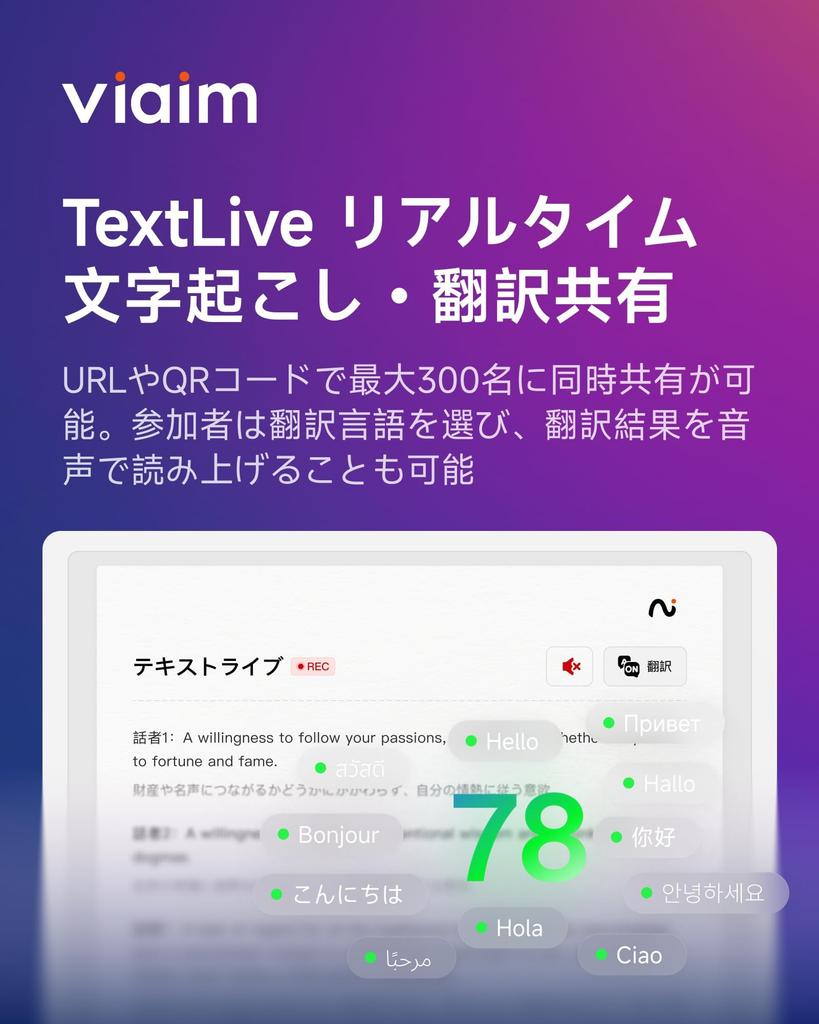 Voice Recorder with AI AI Automatic Mind Simultaneous Connection to 2 Up to 53 Hours Noise IP55 Water and Dust Ergonomic Good Design Award Fast Data