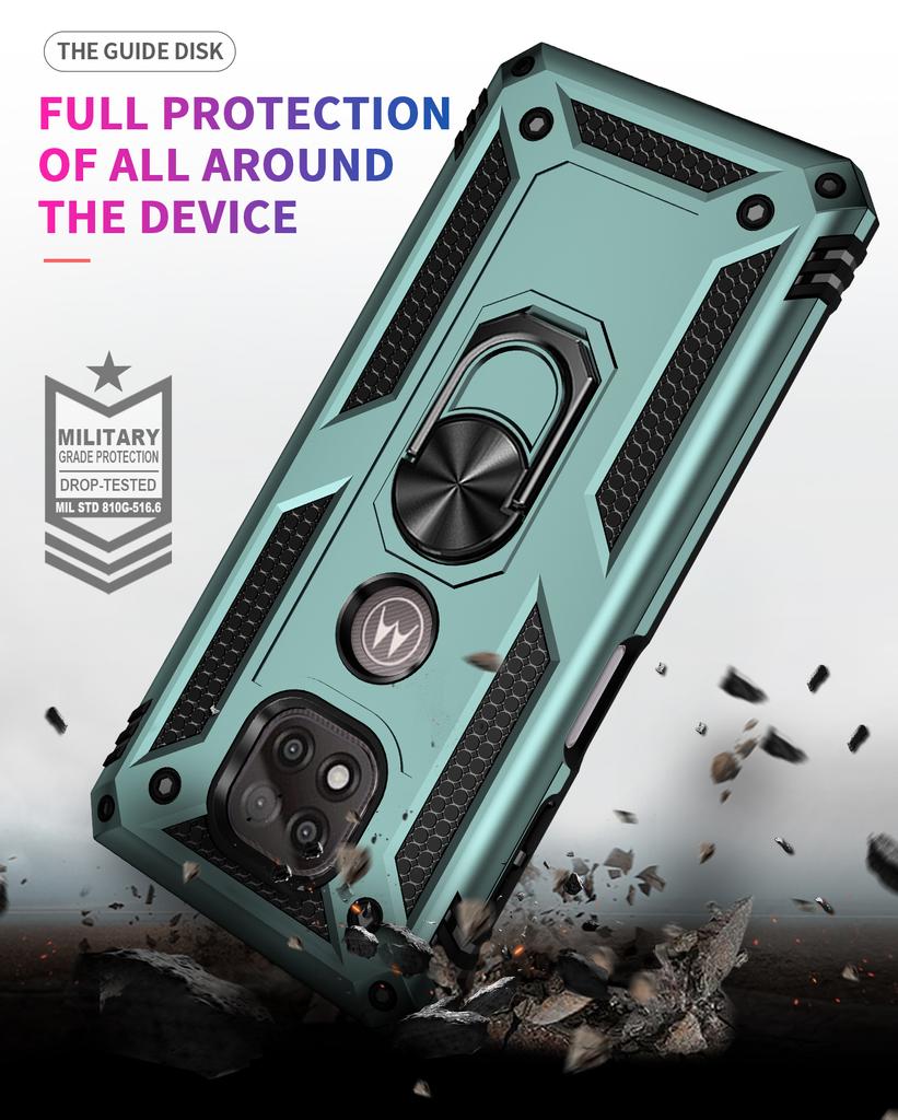 Shockproof Cover For Motorola Moto G Power 2021 Case Moto G Power Finger Ring Holder Phone Case For Moto G Power GPower Funda