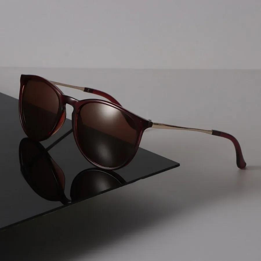 Designer Round Sunglasses Women Men Vintage Black Sun Glasses Fashion Personality Eyewear Mirror Cat Eye Brand