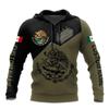 Mens Hooded Sweatshirt With 3D Digital Print Loose Fit Long Sleeve Pullover Fall Casual Wear