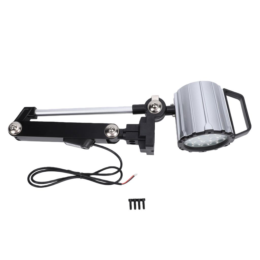 Articulating LED Work Light 18W Machine Lamp Flexible Milling Work Lighting Lamp for Grinding Machines CNC Lathes