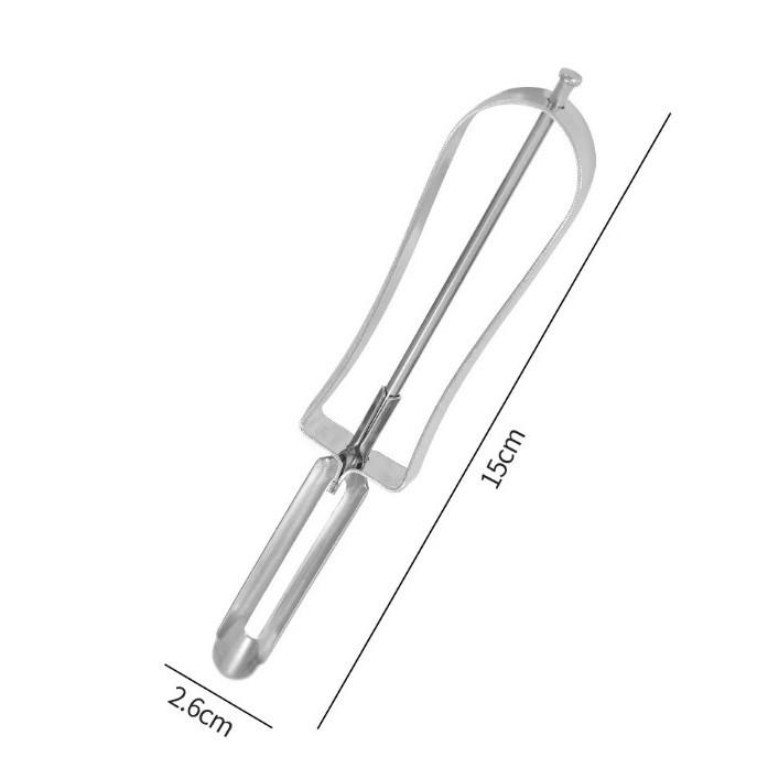Stainless Steel Melon & Fruit Peeler Grater - Efficient Kitchen Tool for Easy Fruit Skin Removal