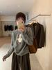 Women's Cute Cartoon Duck Embroidered Wool Pullover Sweater - Soft, Comfortable Base Layer