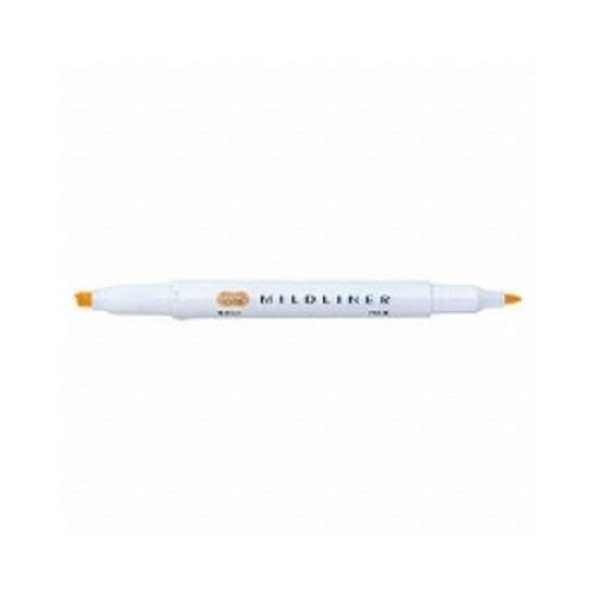 Zebra Mildliner Highlighter Mild Orange WKT7-MOR Set of 3 - Japanese Quality