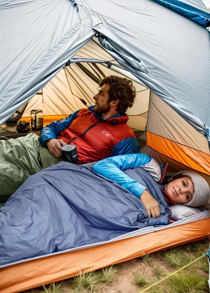 Sleeping for One for Outdoor Mountain Sleeping In the for Disaster for Indoor for for and Autumn Envelope-style Bag, Lightweight, Warm, Person,