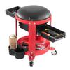 Rolling Mechanic Stool Garage Seat 300 Lbs Load with Wheels & Storage