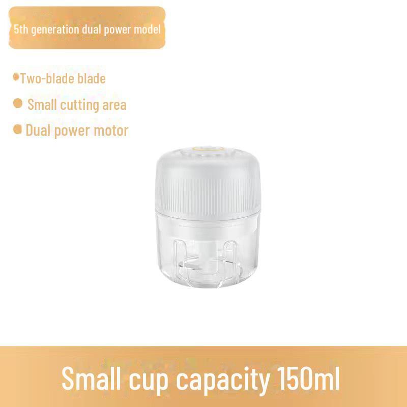 Compact Wireless Electric Garlic Masher – Multi-Function Mini Food Processor