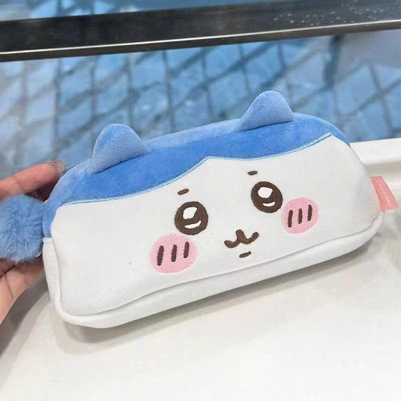 Kawaii Chiikawa Plyšové Puzdro na Ceruzky Usagi Taška na Písacie Potreby Peňaženka Kozmetická Taška Školské Potreby pre Študentov Úložná Taška
