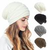 Gestrickte Mützen für Damen Herren Fleecegefüttert Ski Skull Cap Slouchy Wintermütze Übergroße Grobstrick Winter Slouchy Beanie Mützen