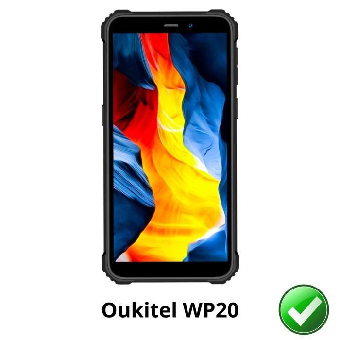 Screen Protector - Phonillico - Oukitel WP20 - Pack of 2 - Scratch Resistant - Ultra Thin