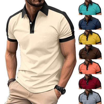 Neuankömmling Herren Kragenmode Übergroßes Twillhemd Herren T-Shirt Poloshirt