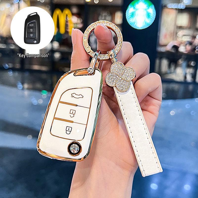 Stylish Key Case for Dongfeng Fengshen AX7, AX3, AX4, AX5, Fengdu MX5, A30 Car Models