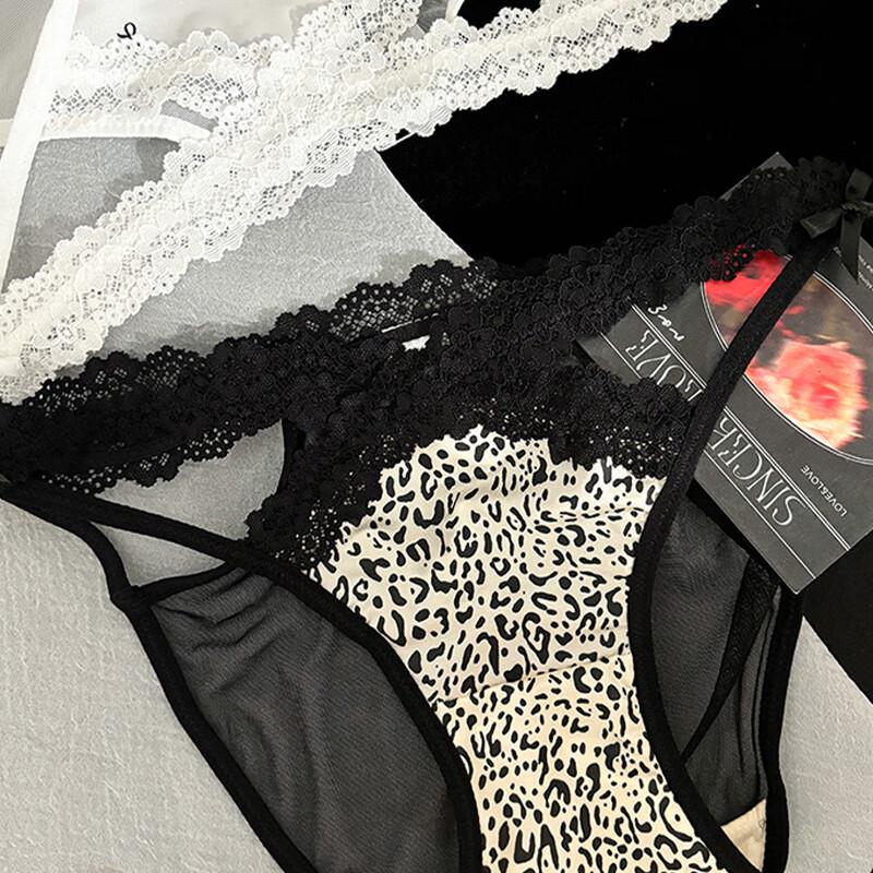 FitonTon Γυναικεία Σέξι Σλιπ Δαντέλας Διχτυωτά με Ψηλό Κόψιμο