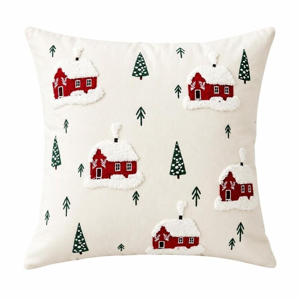 Canvas Cushion Cover Soft Throw Pillowcase Creative Tufted Throw Pillow Cover Home Decor