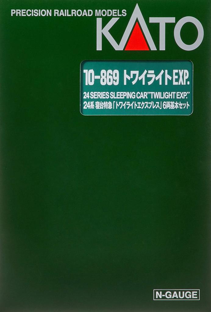 KATO N Gauge 24 Series Twilight Express Basic Set Railway Model Passenger Car 6-Car 10-869