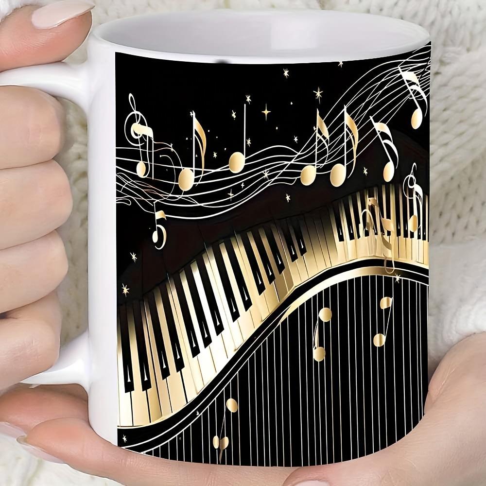 Κεραμική Κούπα Καφέ Πιάνο Κούπα Ποτού Δώρο