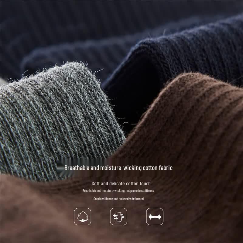 Giordano Men s Mid-Calf Socks (3-Pair Pack) One Size