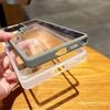 Husă acrilică transparentă HD pentru Samsung Galaxy S25 S24 Ultra Plus Inel metalic pentru cameră Bara de protecție din silicon Armura Husă rigidă rezistentă la șocuri
