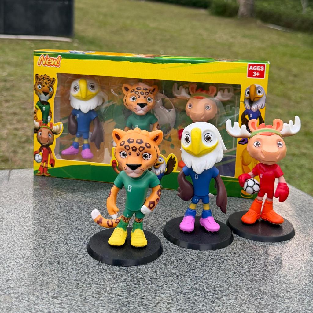 2026World Cup Official Mascot & Trophy Figurine Commemorative Collectible