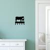 Black Metal Wall Hook Decor Rustproof for Living Room Bedroom Festival