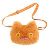 Fuggler Original Plush Shoulder Bag Wide Eyed Weirdo Screech Ugly Tooth Monster Big Head Crossbody Furry Backpack Birthday Gift