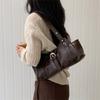 New Retro Underarm Bag Niche Design Handbag Fashion Leather Shoulder Bag Women