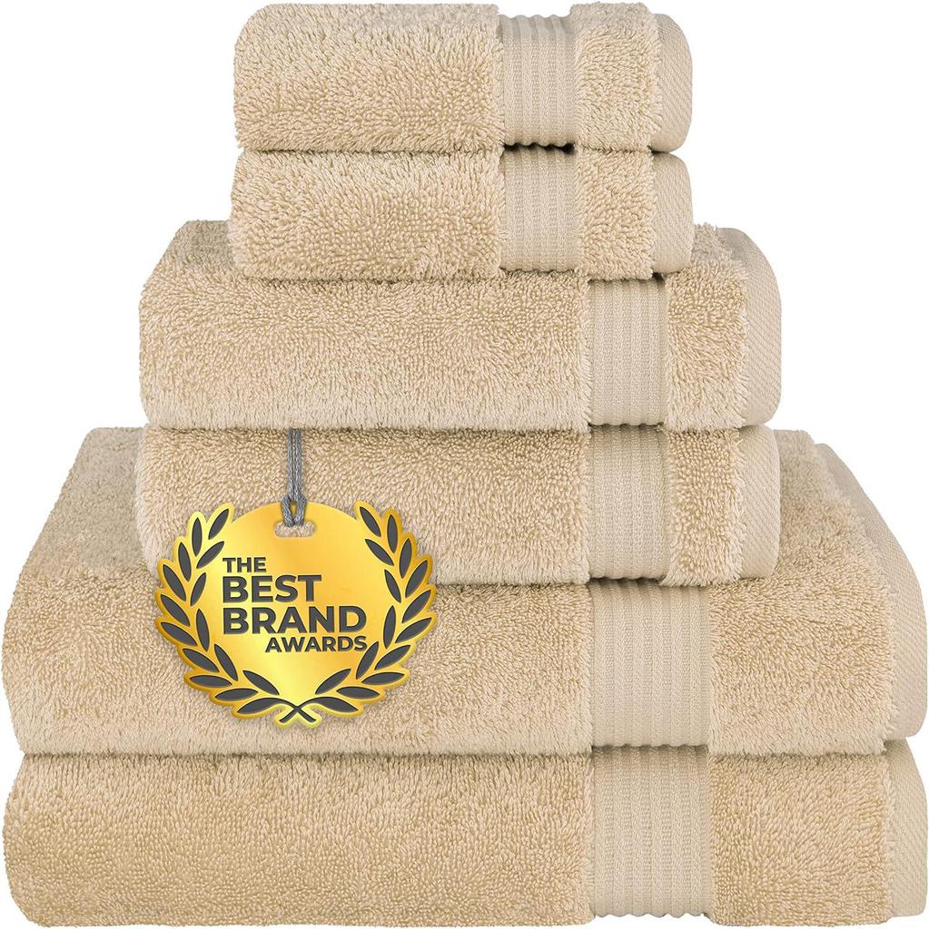 Soft, Absorbent Men's Multi-Color Thick Cotton Bath Towel Set with Code for Vacuum Packing