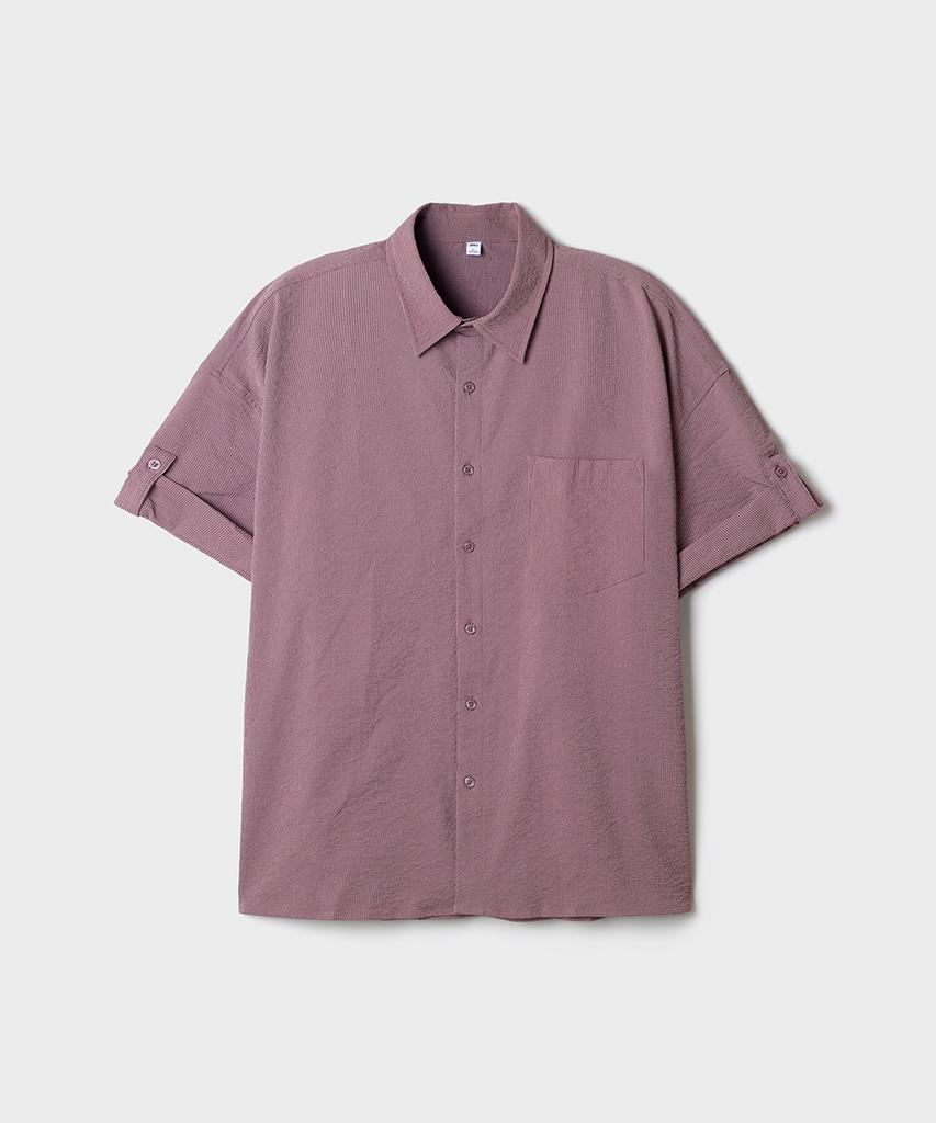 Seupao [Citywear] Oversized Short Sleeve Shirt_Spywg25C05