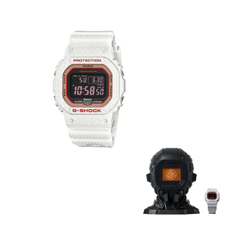 CASIO Men DIGITAL Series Black Watch GW-B5600SGZ-7JR White Strap