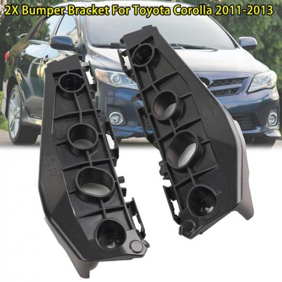 For Toyota Corolla Car Accessories Front Bumper Retainer Bracket Support set 2X