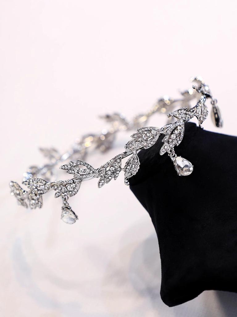 Dětská křišťálová ozdoba na čelo s kamínky a korunka do vlasů