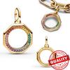 New Copper Me Series Infinity & Wing Medallion Charm Snake Pearlescent Mini Dangle Charm Fit Original Bracelet