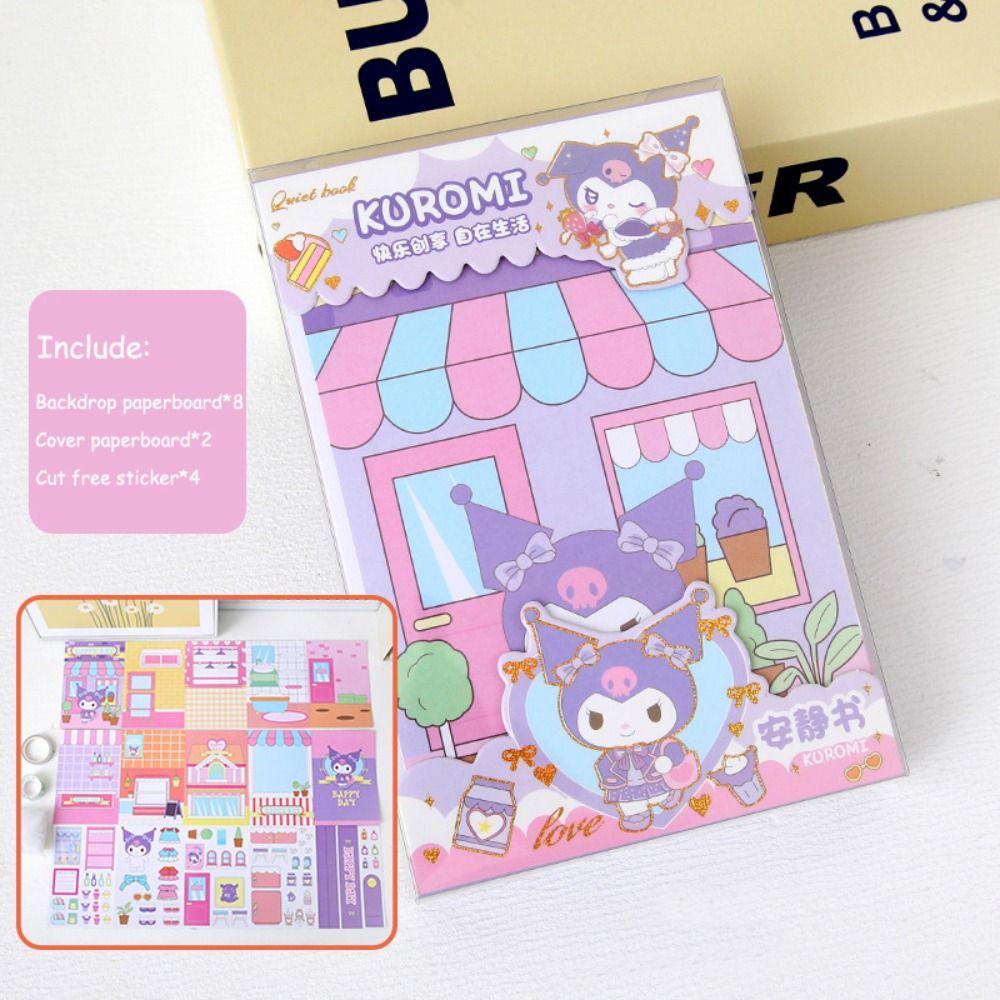 Anime Activity Books KT Quiet Book Toys Handmade DIY Kuromi Busy Book My Melody   Children