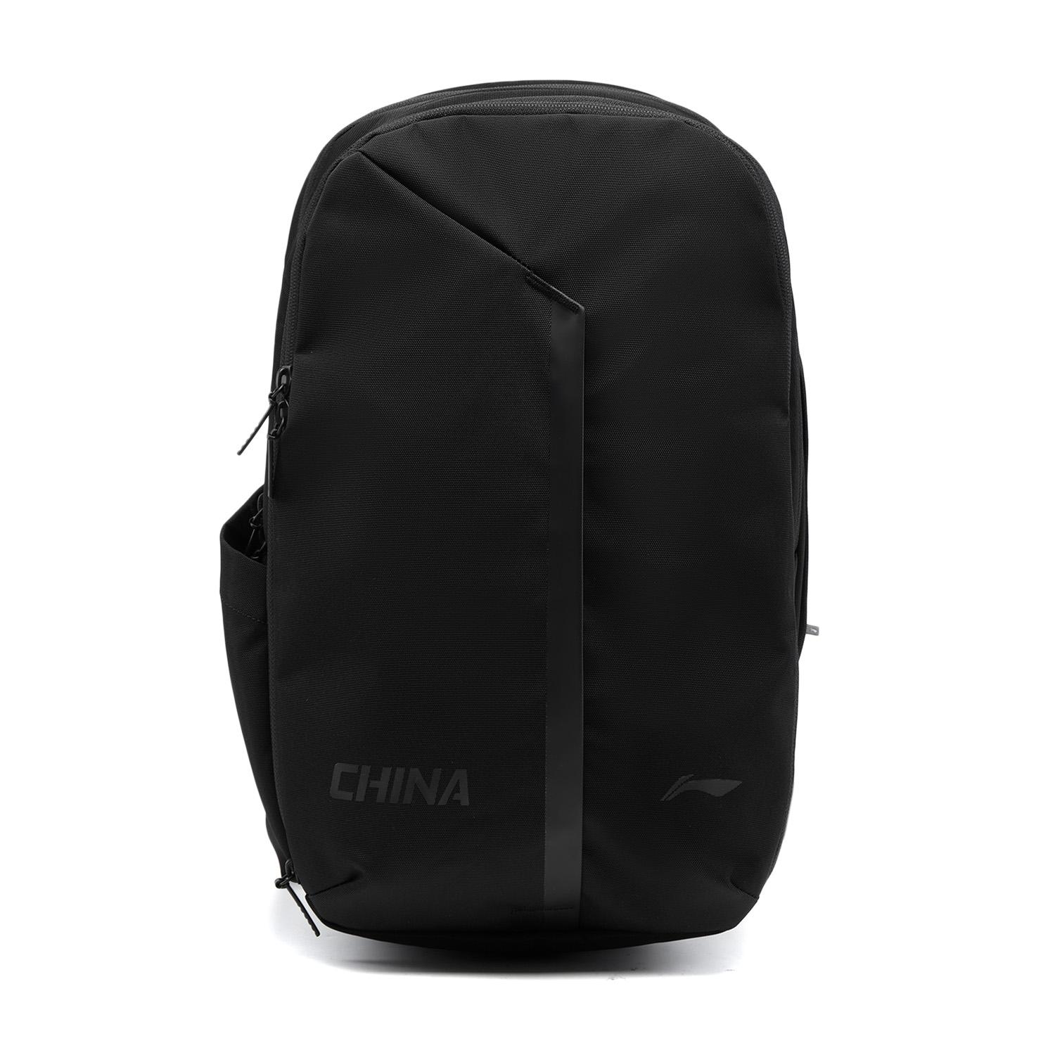 Li Ning Glory Series Polyamide Backpack Unisex Black ABSV279-1