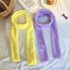 Colorful Cashmere Knitted Scarf Korean Style Winter Neck Warmer Fashion Dopamine Dot Scarf  Daily
