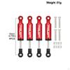 4 Pieces RC Car Shock Absorbers Dampers Alloy Oil Replacement with Screw for 1/10