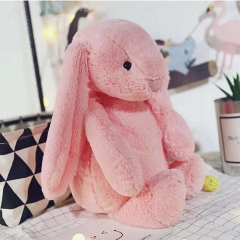 Soft Stuffed Animal Benny Rabbit Bunny Baby Doll Big Ears Rabbit Plush Toy Custom Wholesale