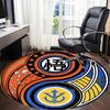1pc Dragon Ball YinYang Symbols Office Round Area Rug, Indoor Mat Suitable For Office,Bedroom Living Room Home Decor, Room Deco a0926