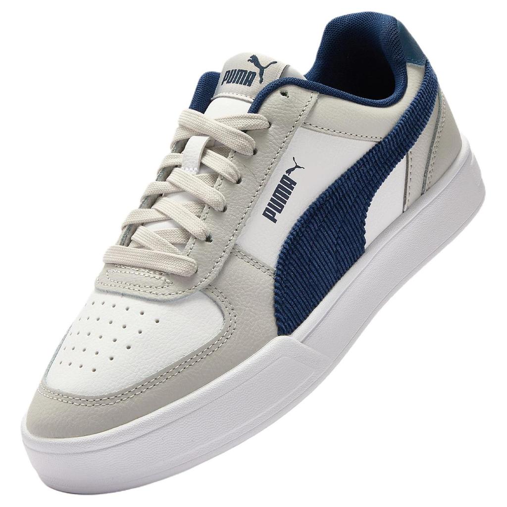 Puma Caven Skateboard Shoes Unisex Low Top Gray White Blue 401736-03