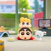 Official Crayon Shinchan Shiro' S Daily Life Series  Cute Anime Figure  Trendy Children'S Gift Customizable Toy