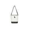 MLB Cotton With Polyester Bucket Bag, Shoulder Bag, Crossbody Bag, Handbag Regular Unisex Linen Cream Casual 3ABMS024N-07CRM